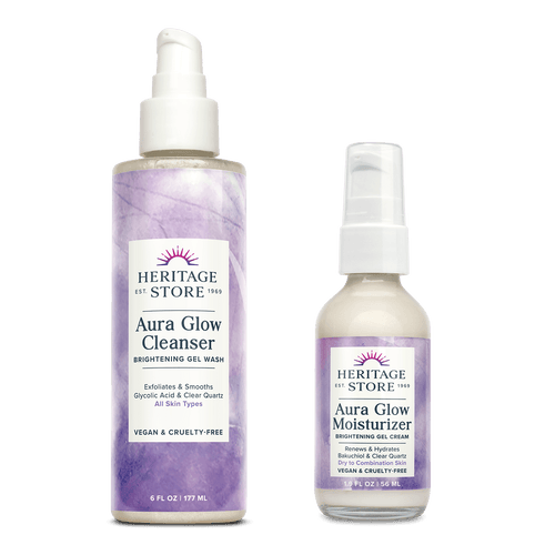 Aura Glow Cleanser + Moisturizer Bundle