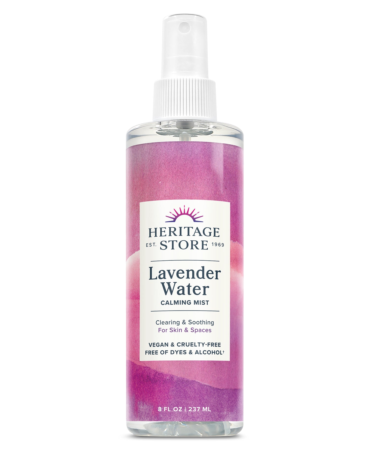 lavender flower spray Heritage Lavender Water with Atomizer