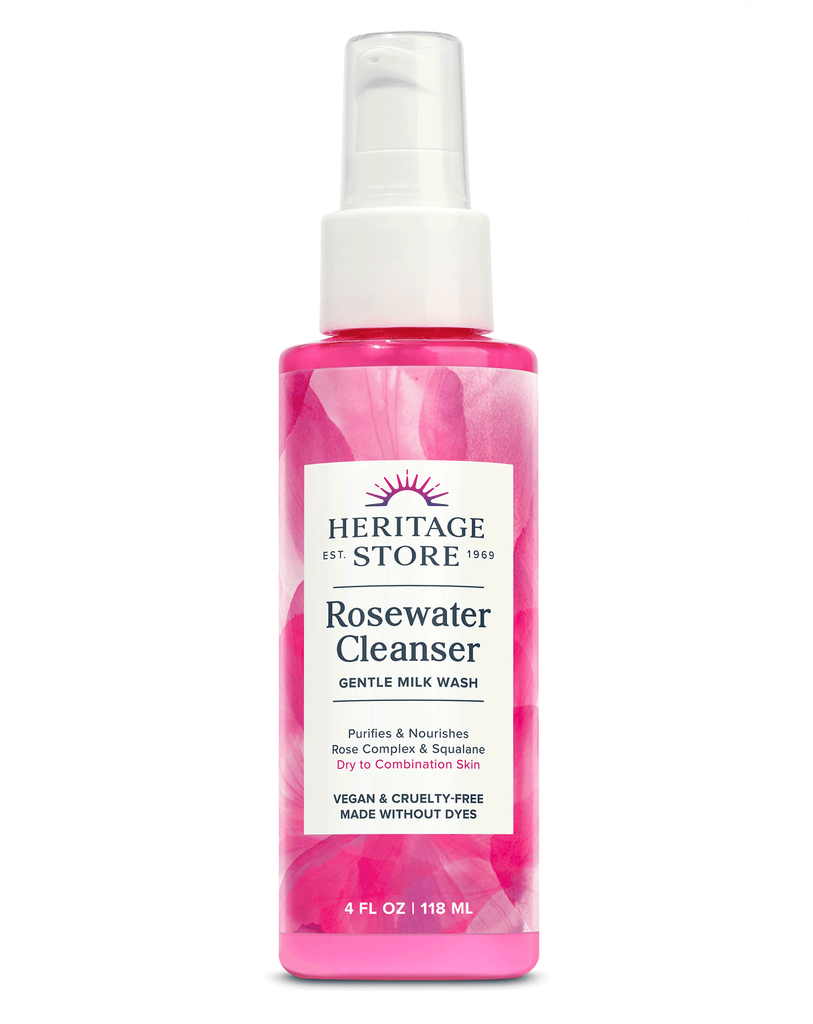 Rosewater Gentle Face Cleanser Heritage Store