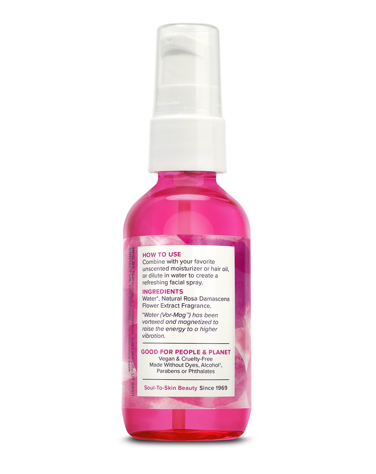 Heritage Store Rosewater Concentrate (2 fl oz) Heritage Store Rosewater Concentrate (2 fl oz)