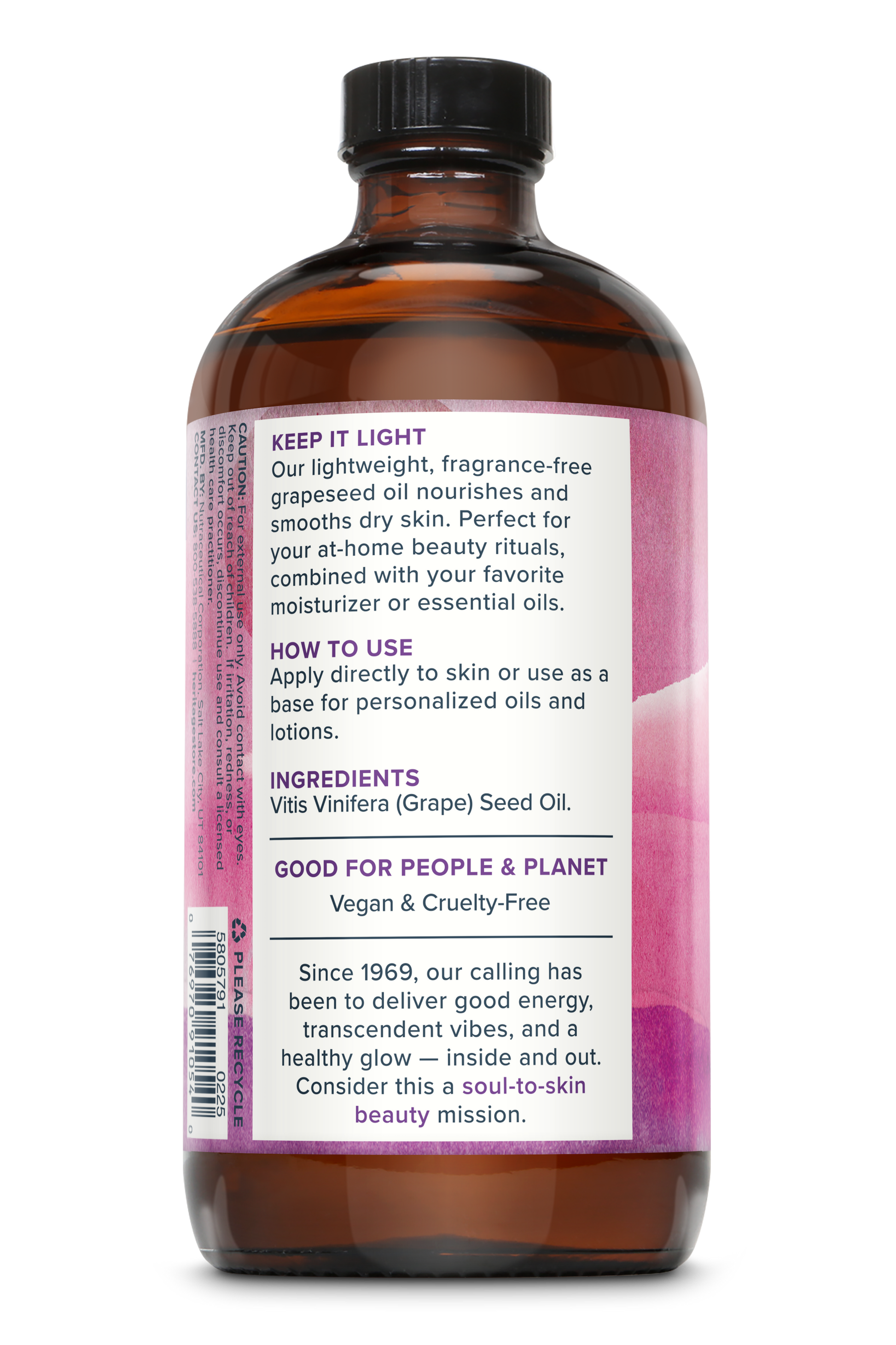 grape seed oil mountain rose herbs Heritage Pure Expeller Pressed Grapeseed Oil