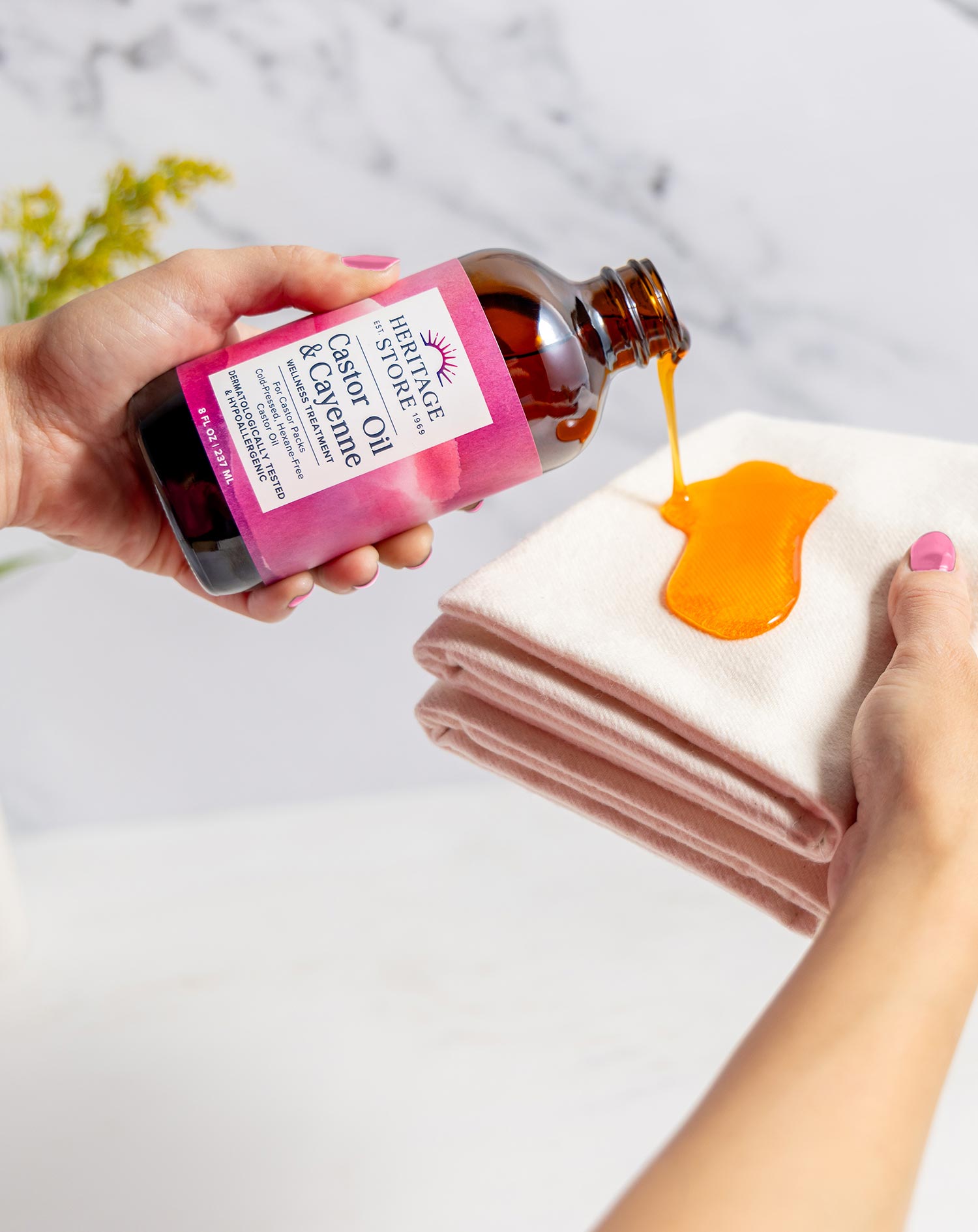 Castor Oil & Cayenne | Wellness Treatment | Castor Oil Pack