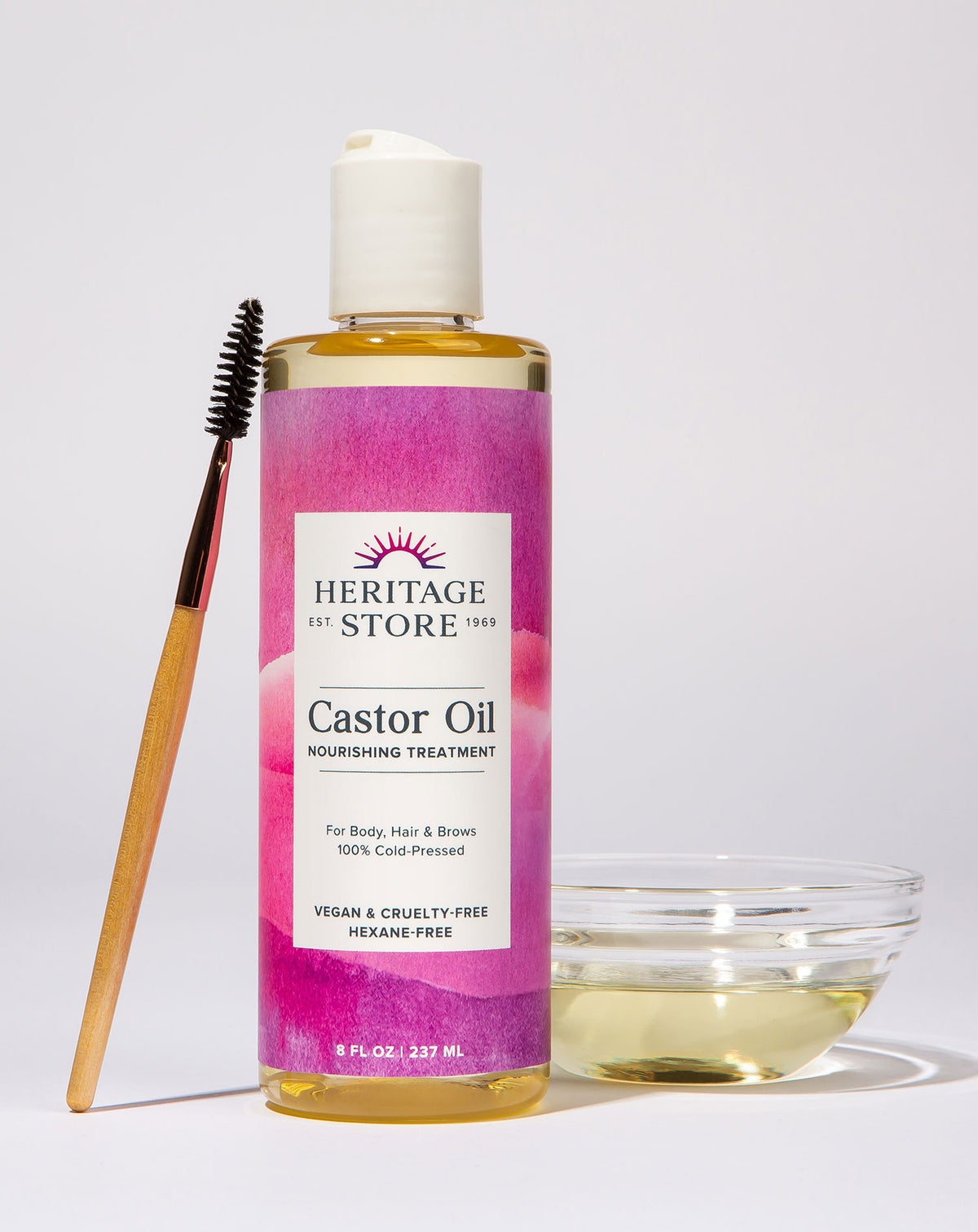 Castor Oil | Cold-Pressed Nourishing Treatment | Heritage Store