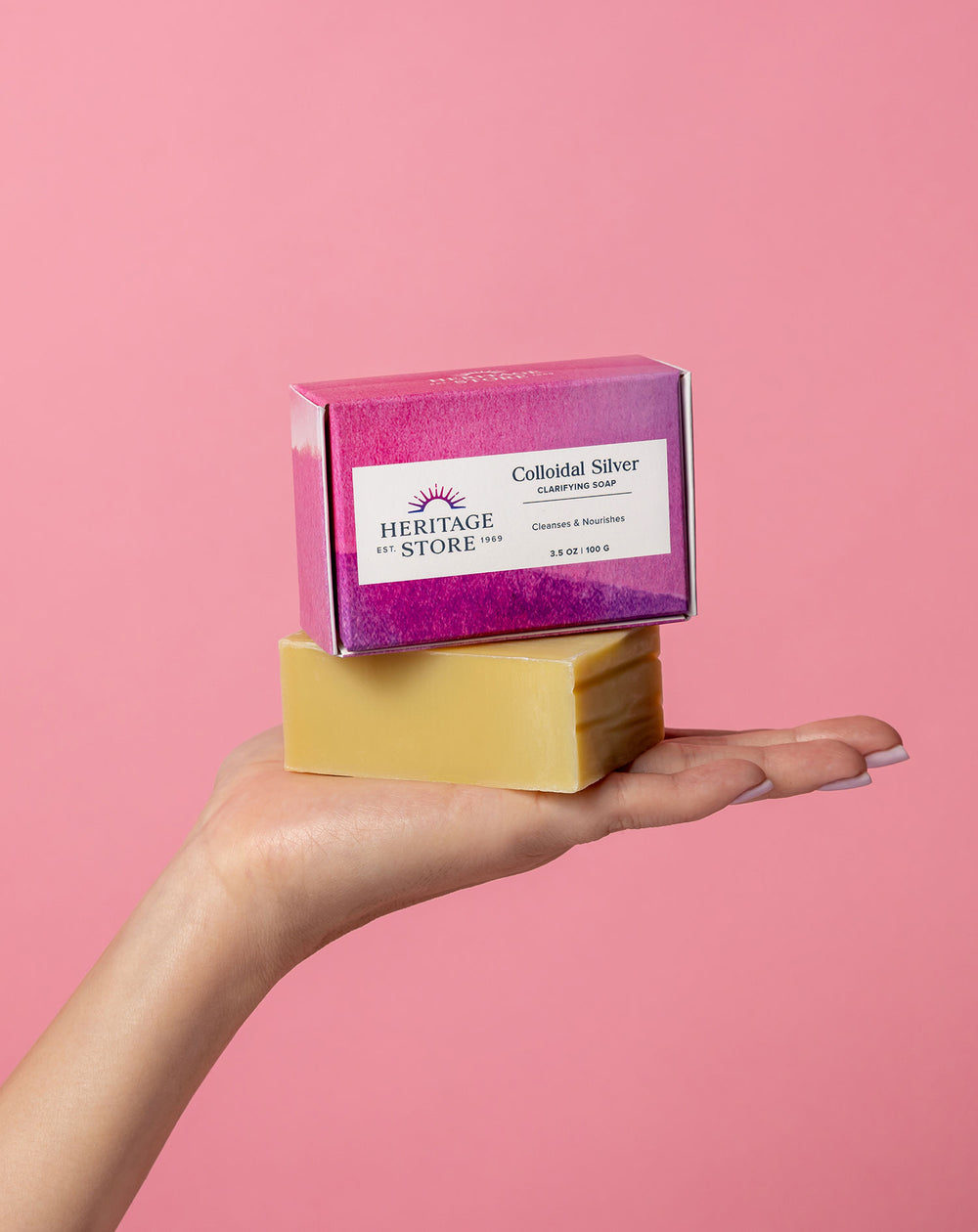 Colloidal Silver Face & Body Soap Heritage Store
