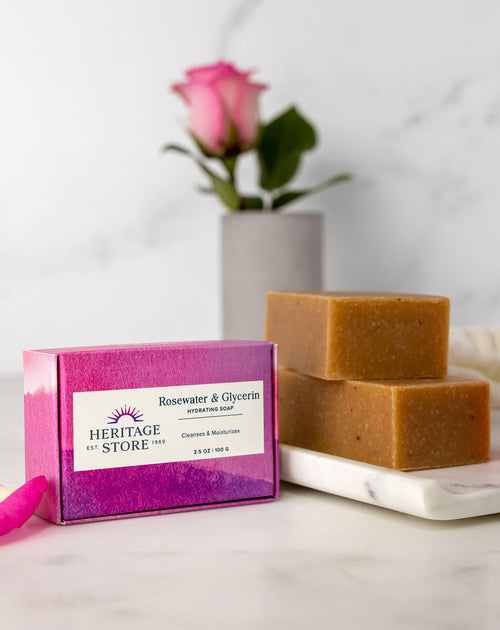 Rosewater & Glycerin Soap – Heritage Store