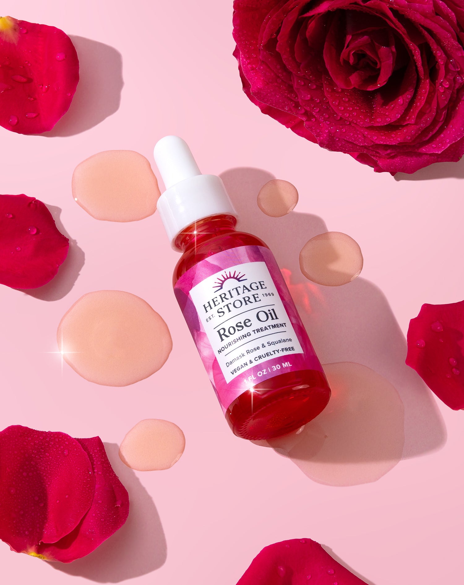 美容液 Huile de Rose W-Oil 30ml Rose Oil Nourishing Treatment – Heritage Store
