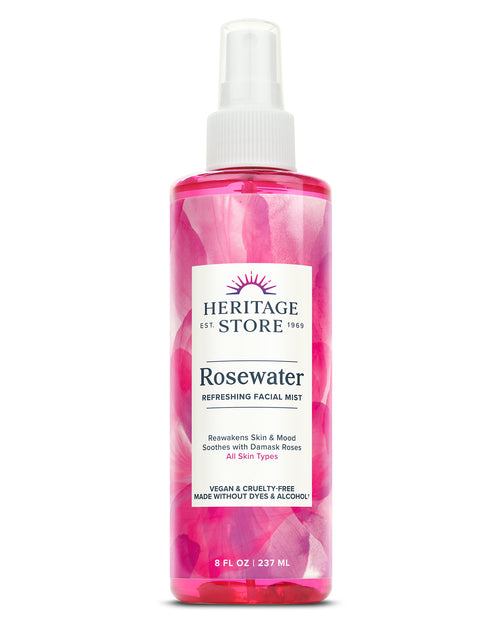 Heritage Store Rosewater, Rose Petals - 8 fl oz