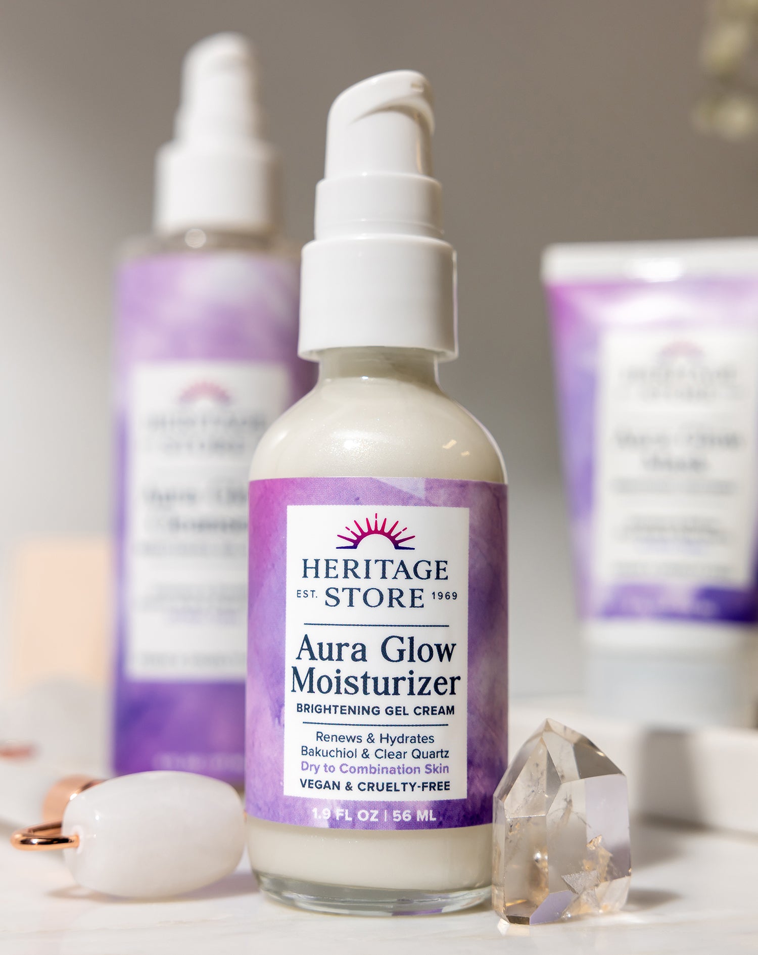 Aura Glow Moisturizer | Clear Quartz Moisturizer | Heritage Store